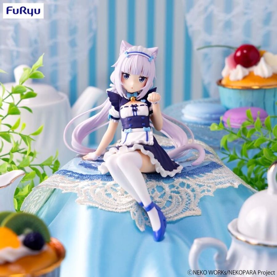 [ شحن فوري مفتوح] فانيلا - نودل ستوبر - نيكوبارا | Nekopara - Vanilla - Noodle Stopper Figure (FuRyu)
