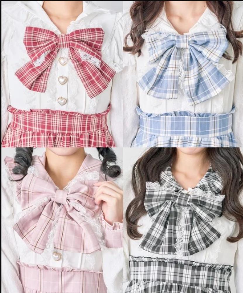 [حجز - قادمة خلال 4 اسابيع] فستان ايدول سانريو باذان الشخصيات والفيونكات | Sanrio Characters × DearMyLove Narikiri Idol Dress
