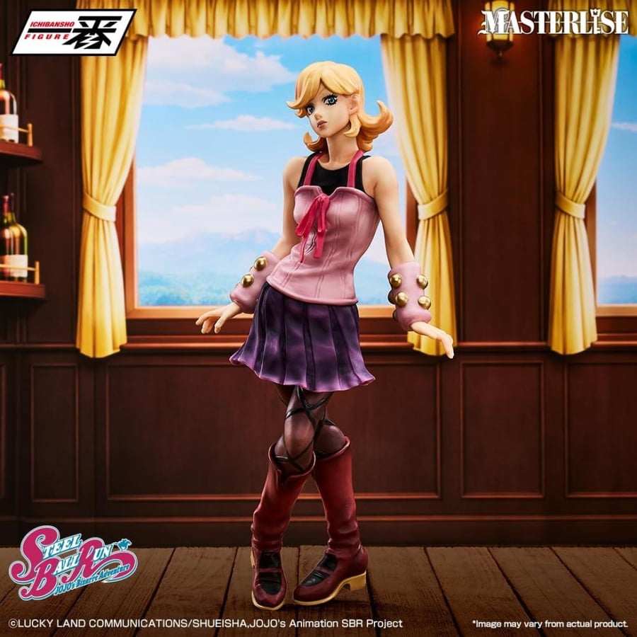 [ شحن فوري ] جوجو Gل لوسي ستيل \ ستيل بول رن | JOJO Ichibansho Figure - JoJo's Bizarre Adventure: Steel Ball Run 1 - Lucy Steel Masterlise Collectible Statue