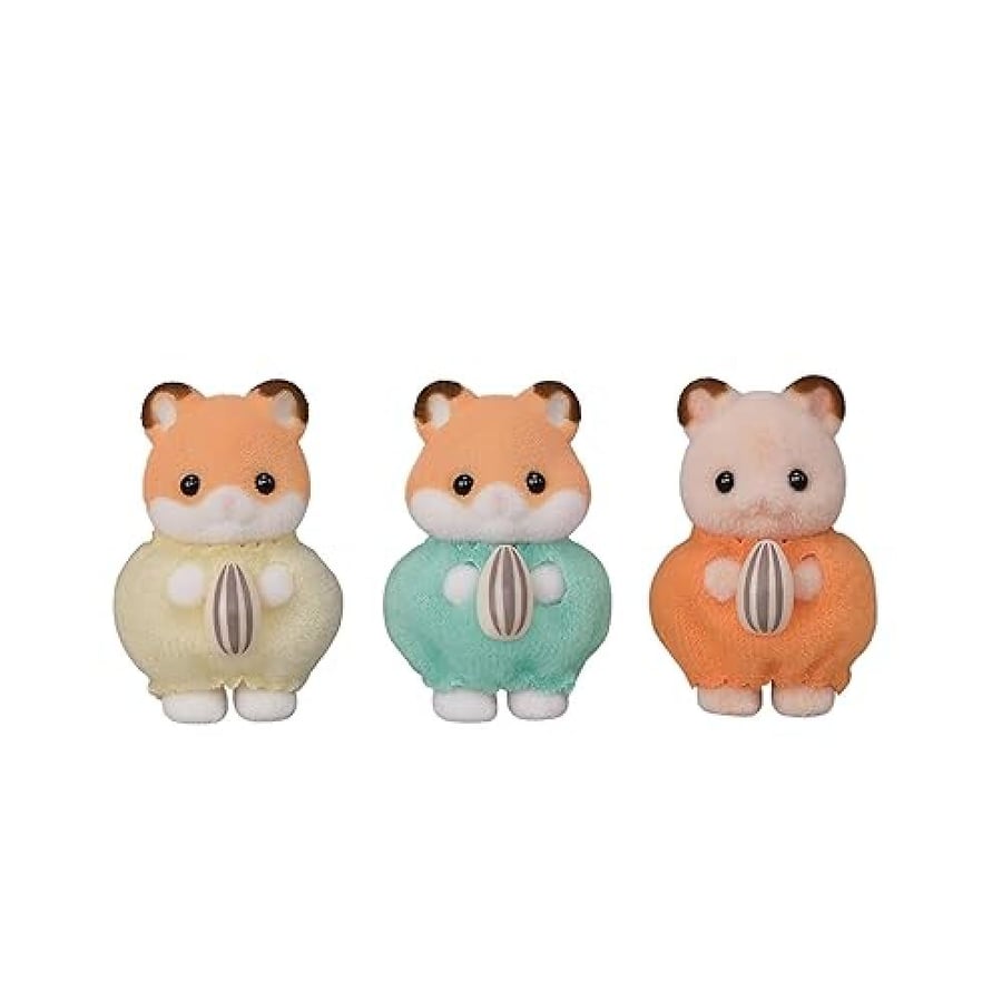 [شحن فوري] سيلفانين فاملي مجموعة عائلة الهامستر | EPOCH Sylvanian Families FS-61 Hamster Family Dolls