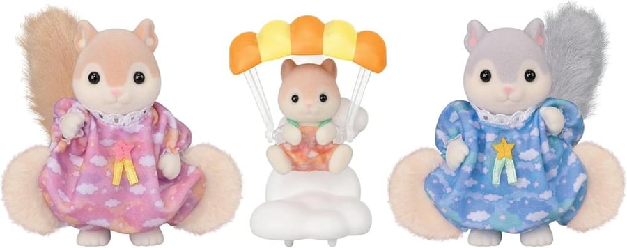 [ حجز ] سيلفانين فاميليز عائلة السنجاب الطائر | Sylvanian Families Epoch FS-64 Sylvanian Family Doll