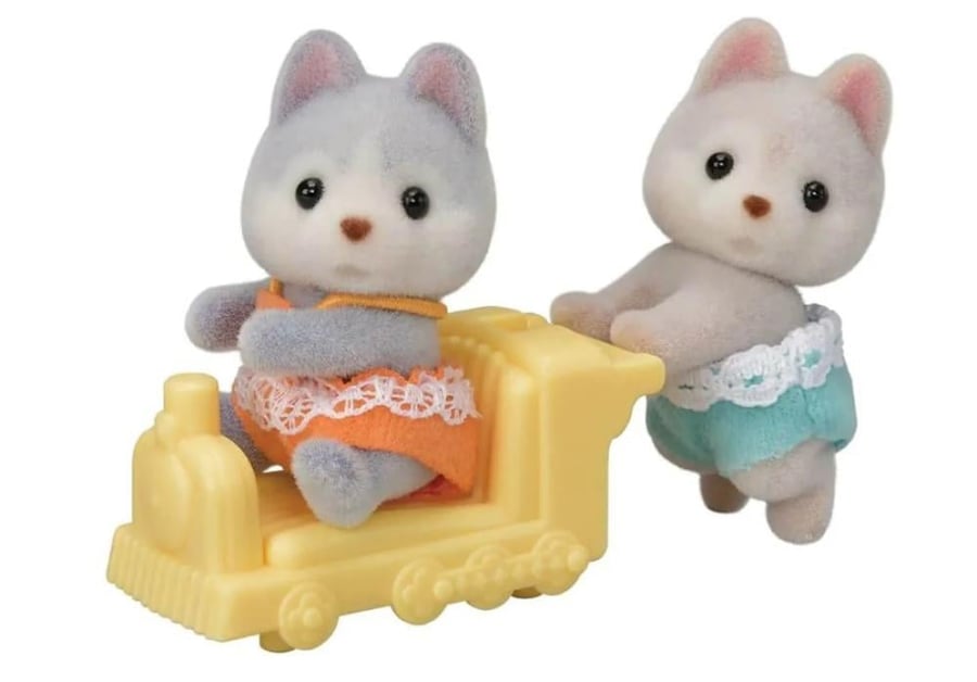 [شحن فوري] سيلفانين فامليتوأم الهاسكي | Husky Twins by Sylvanian Families