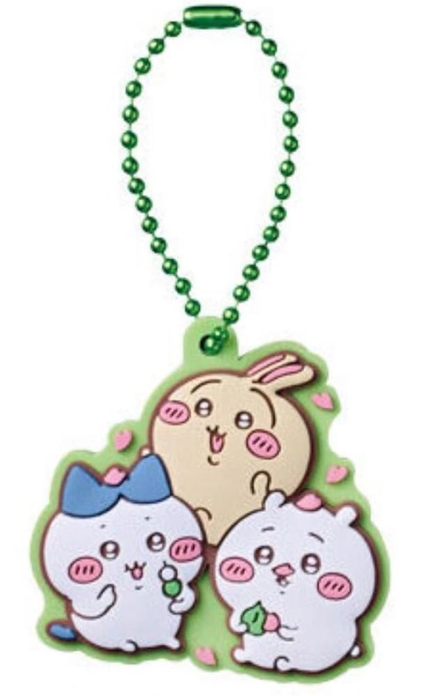 [شحن فوري ] تشيكاوا و اهاتشيوير و اوساغي ميدالية مطاطية | Hachiware Usagi Chiikawa rubber keychain