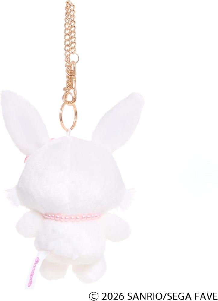 [حجز يصل خلال شهر] جويلبيت \ رنين الجواهر - روبي انجيلا ميدالية مع سلسلة حديدية | SEGA FAVE Jeweled Pet Keychain Mascot Ruby