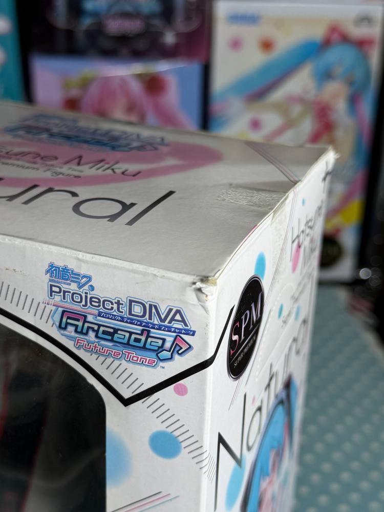 [ شحن فوري - مستعمل - بدون ستاند الشعر ]هاتسوني ميكو - بروجكت ديفا | Hatsune Miku -Project DIVA- Arcade Future Tone - Hatsune Miku - SPM Figure - Natural (SEGA)