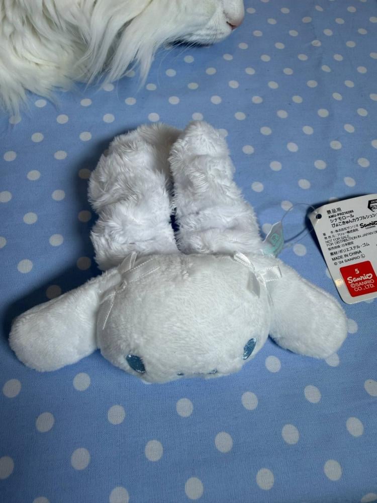 [ شحن فوري ]  بكلة\ ربطة شعر سينامورول دمية قطنية |  hair tie Cinnamoroll plush