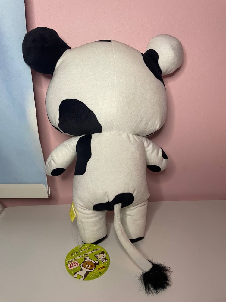 [شحن فوري] كوريلاكوما دمية قطنية ( مع جرس ) | korilakkuma cow plush