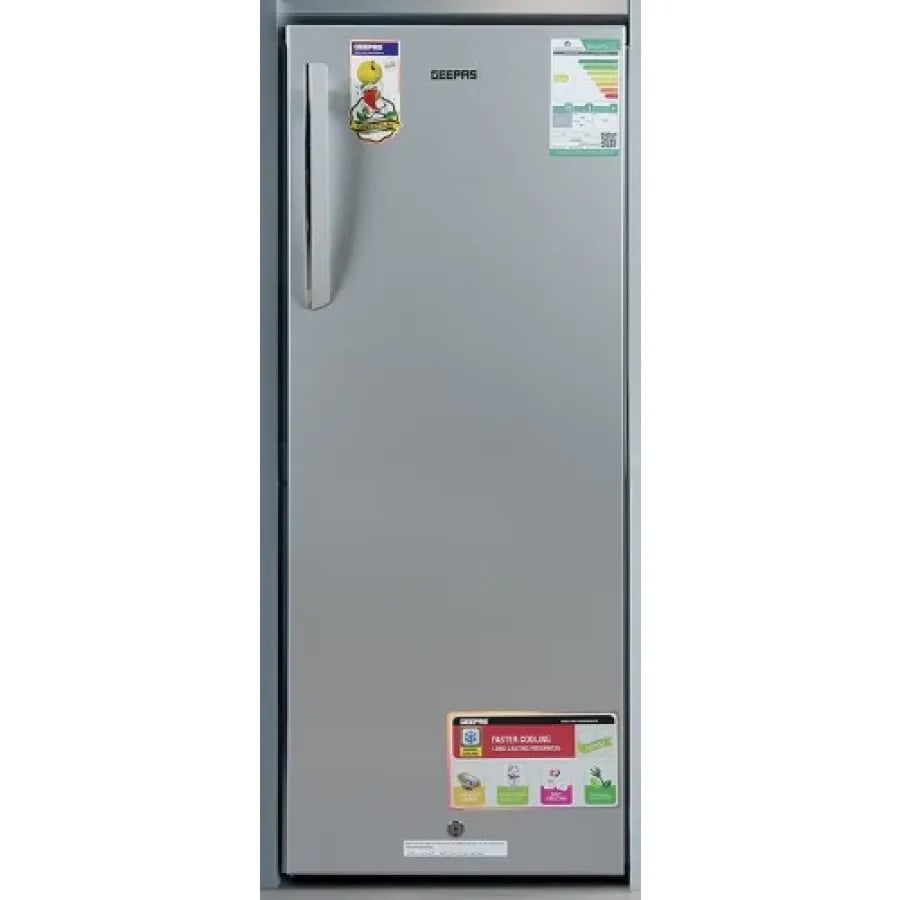 جيباس ثلاجة باب واحد 6 قدم – فضي GRF2205SXE