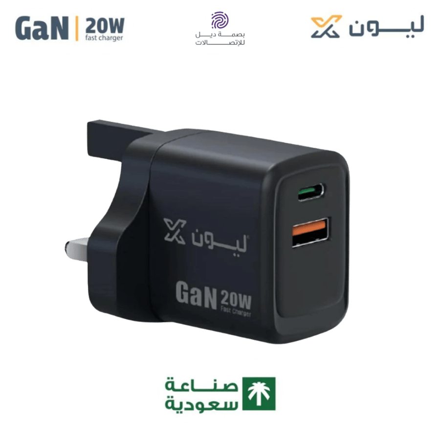 شاحن جداري ليون اكس 20 واط PD+USB