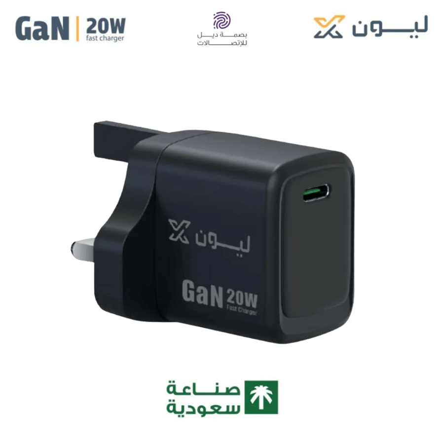 شاحن جداري ليون اكس 20 واط منفذ PD