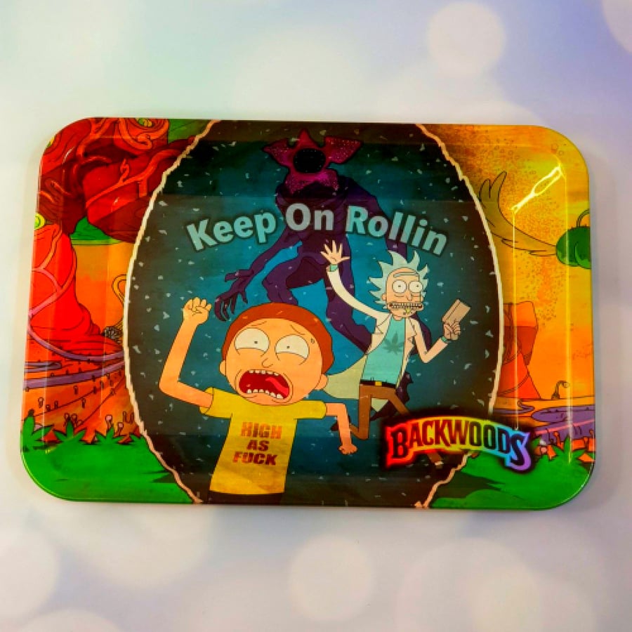 RICK AND MORTY BACKWOODS XXL ROLLING TRAY