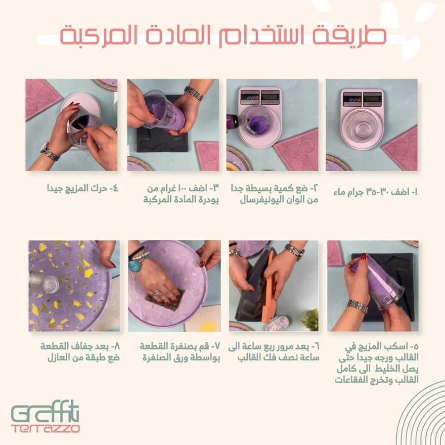جرافيتي تيرازو مادة مركبة 5 كغ