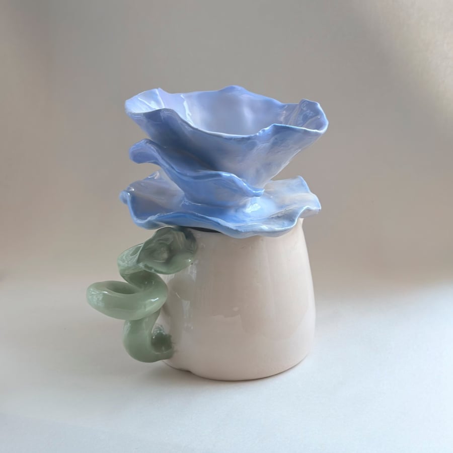 Rose Farm Set , purple blue