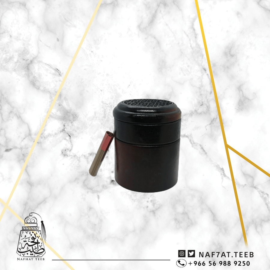 مبخرة ذكية خشبية دائرية