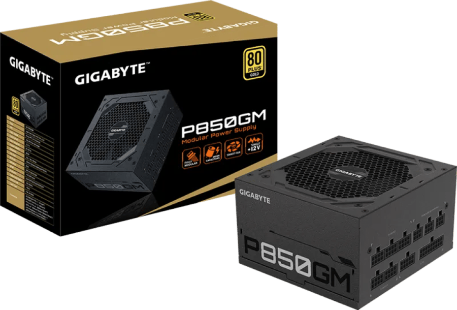 Gigabyte GP-P850GM 850W 80 Plus Gold Fully Modular ATX Power Supply | GP-P850GM