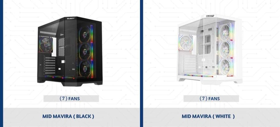 Professional PC Builds | RX 9060 XT 16GB i5 14th Gen White