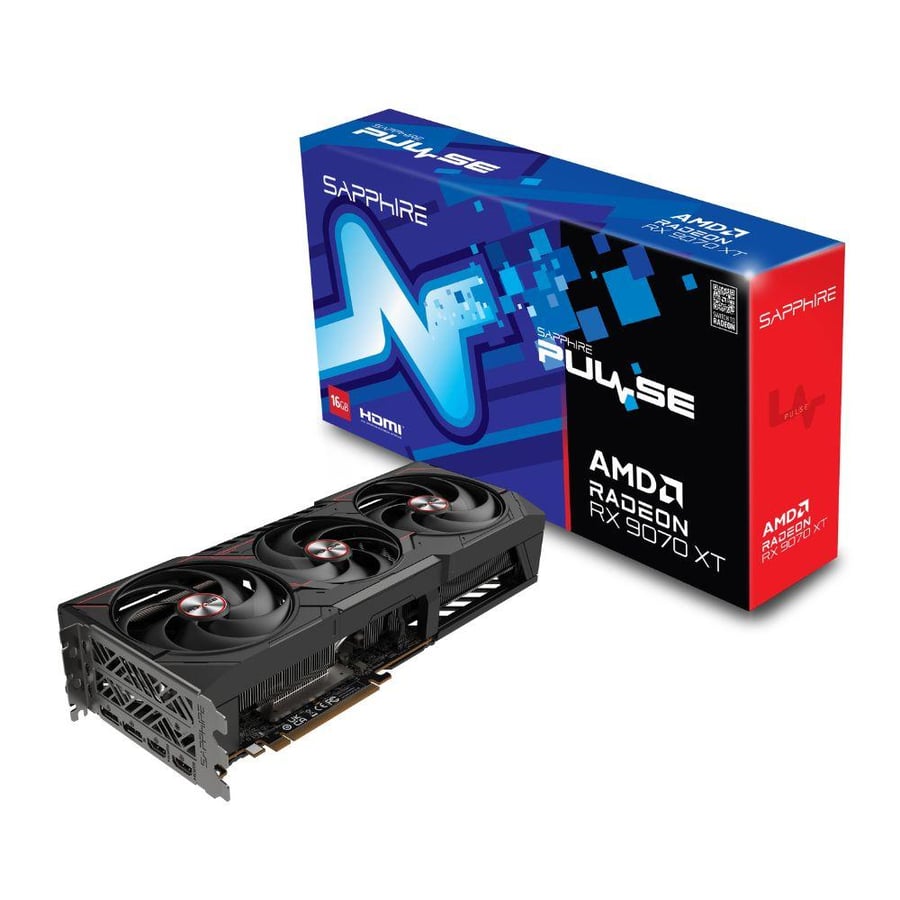 amd sapphire rx 9070 xt pulse