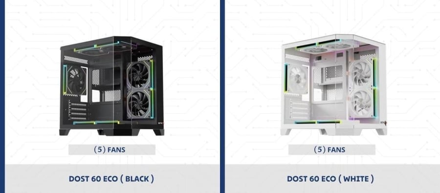 Professional PC Builds | RX 9060 XT 16GB i5 14th Gen White