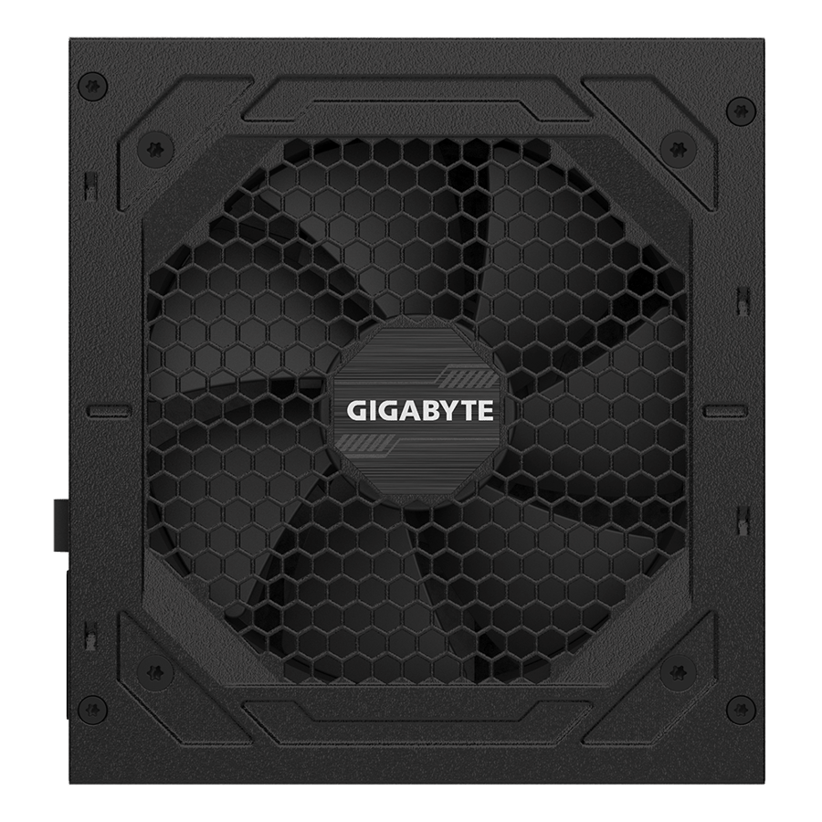 Gigabyte P1000GM Fully Modular ATX Power Supply, 80 Plus Gold Certified, 1000W, 120mm Smart Hydraulic Bearing Fan, Single +12V Rail, Main Japanese Capacitors, Black | GP-P1000GM