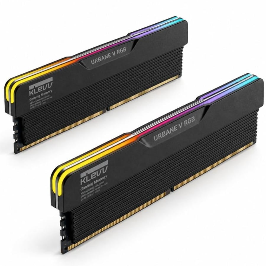 رامات KLEVV Urbane V RGB DDR5 32GB 6400MHz CL30 – (2×16GB)