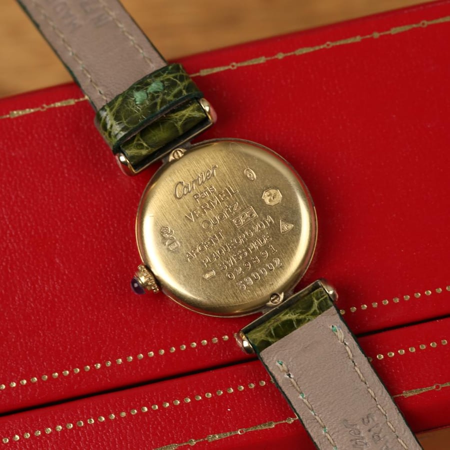 ساعة كارتييه نسائية Vintage cartier colisee 1990s