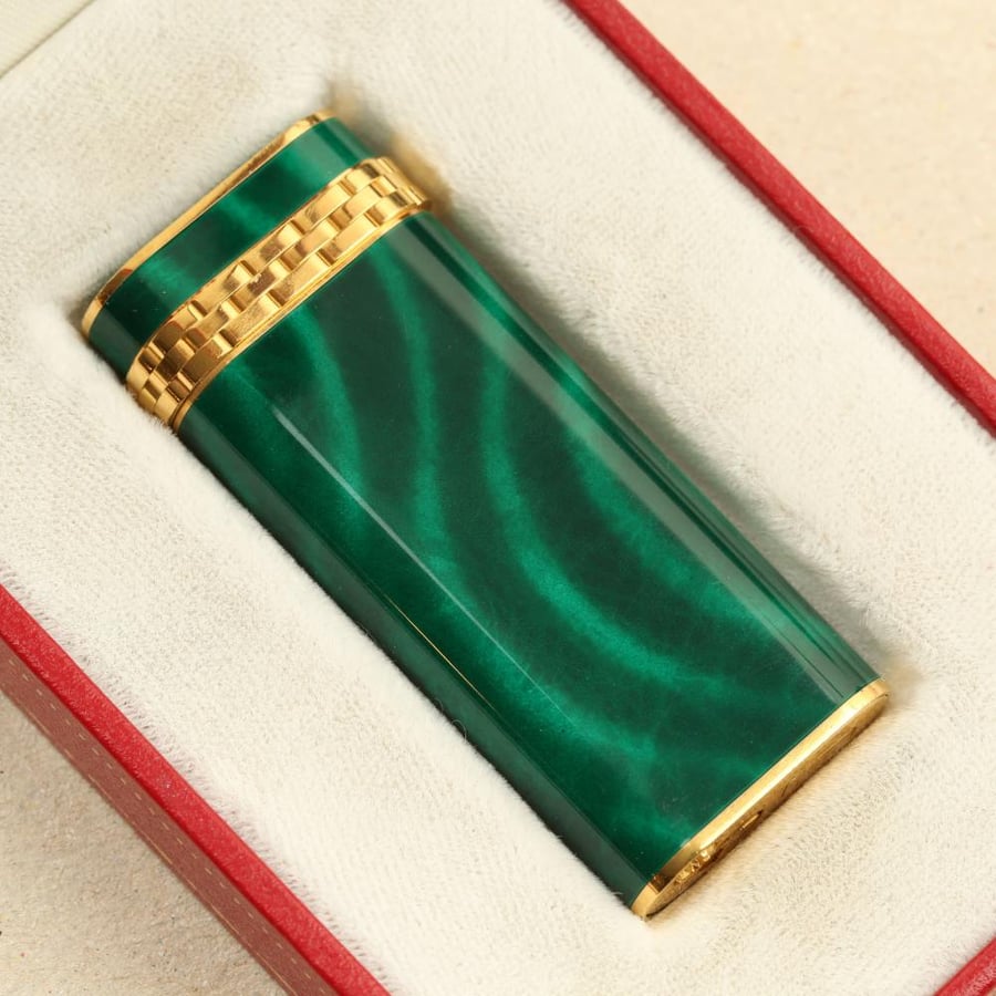 Cartier Lighter ولاعة كارتير ملاكايت 1990م