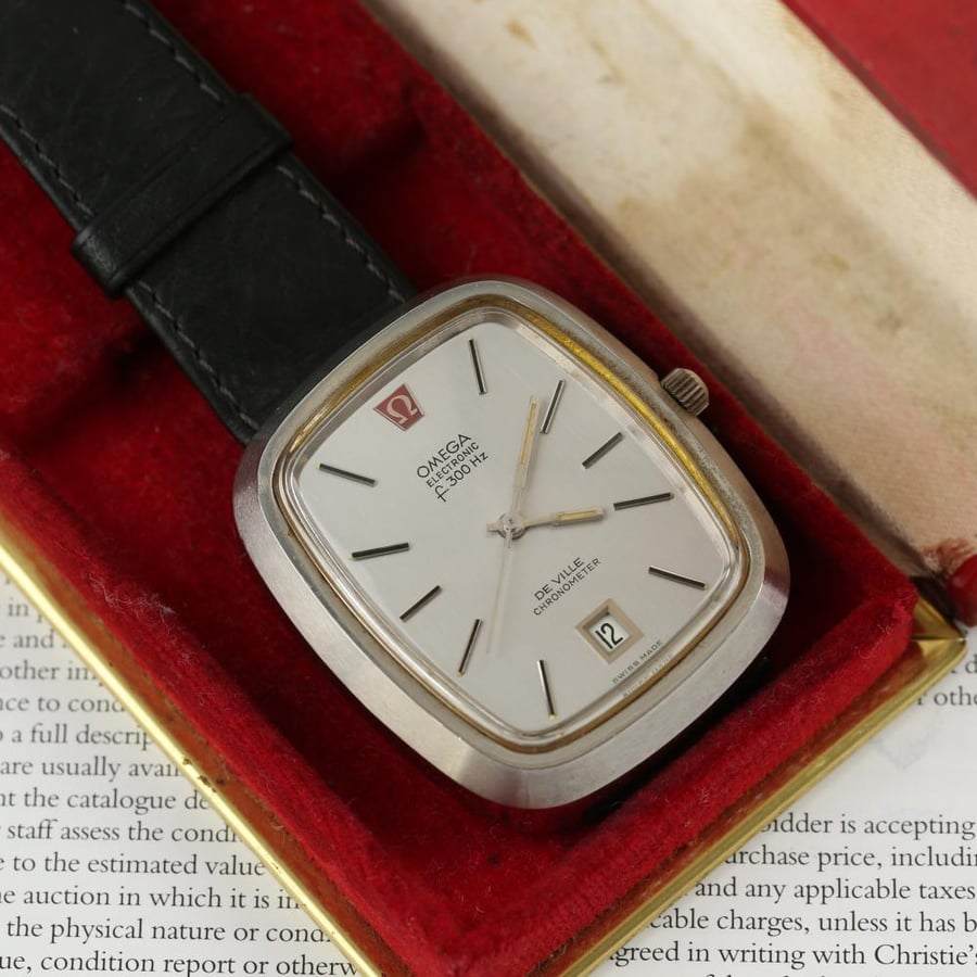 ساعة اوميغا مخزنة 1980م - Omega Vintage NOS watch f300 hz