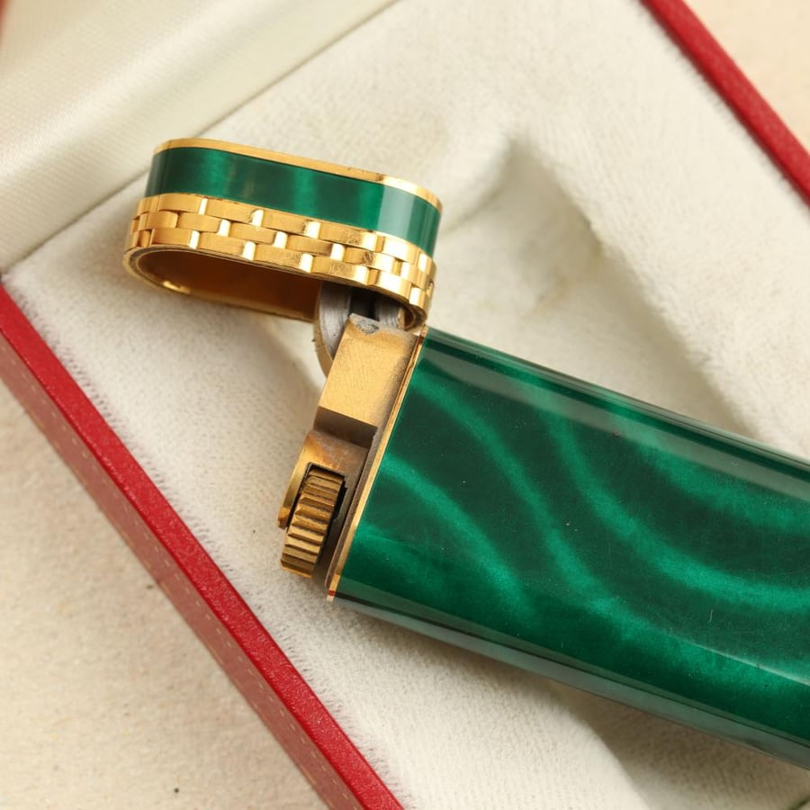 Cartier Lighter ولاعة كارتير ملاكايت 1990م