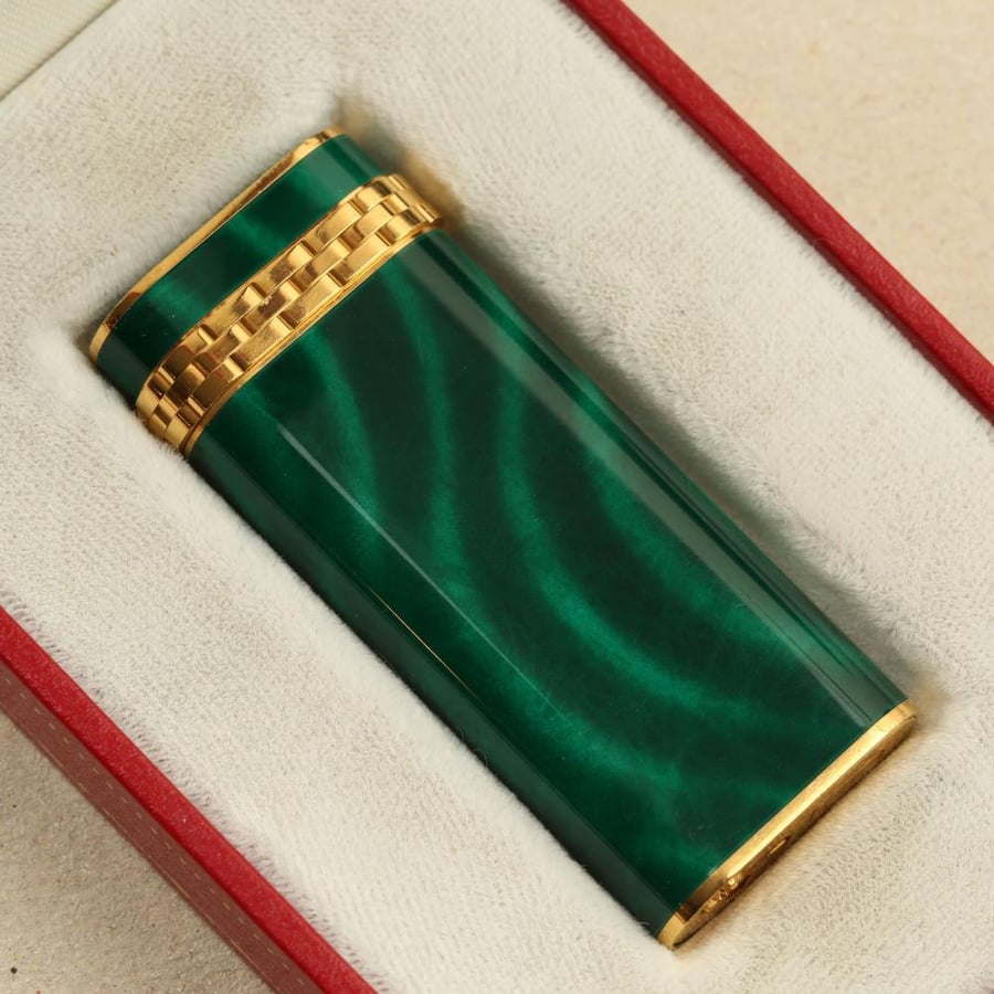 Cartier Lighter ولاعة كارتير ملاكايت 1990م