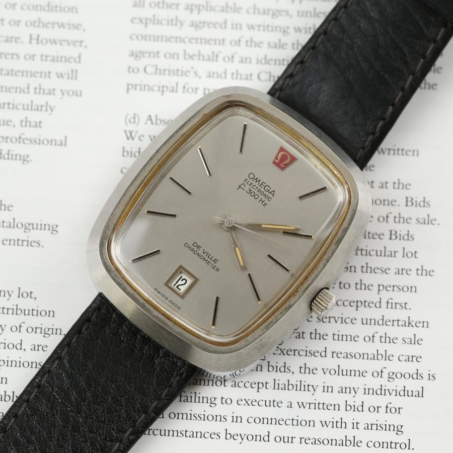 ساعة اوميغا مخزنة 1980م - Omega Vintage NOS watch f300 hz