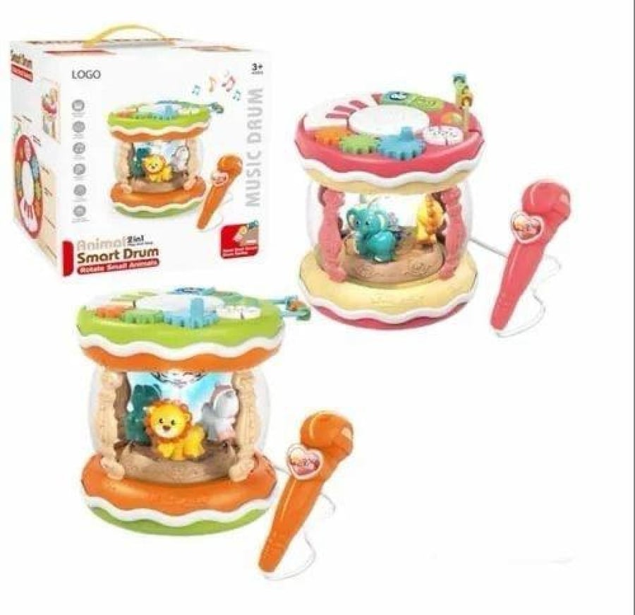Drum with microphone -/+ packaging