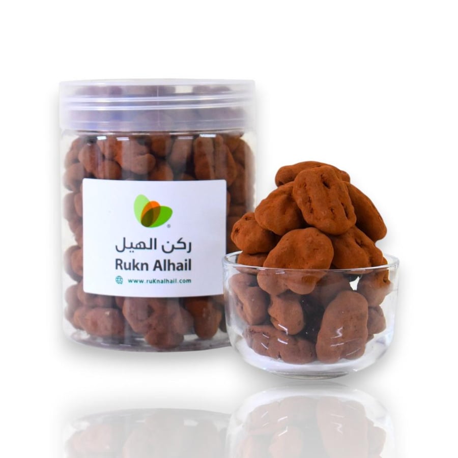 ملبس بيكان شوكولاتة و بودرة كاكاو