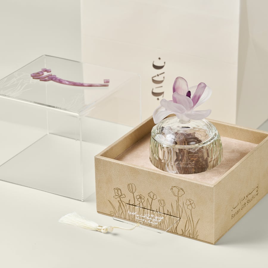 Luxury handmade crystal jars