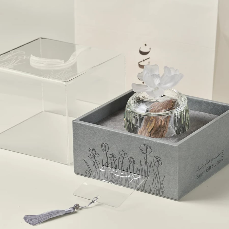 Luxury handmade crystal jars