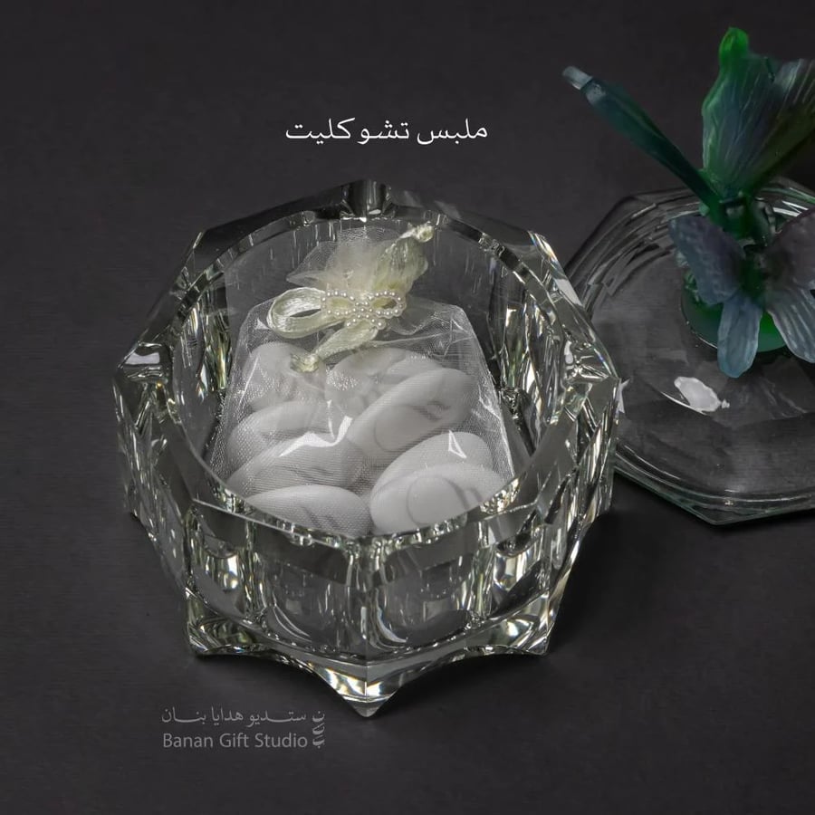 Luxury handmade crystal jars