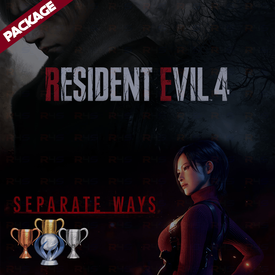 Resident Evil 4 remake + بلاتنيوم اللعبه