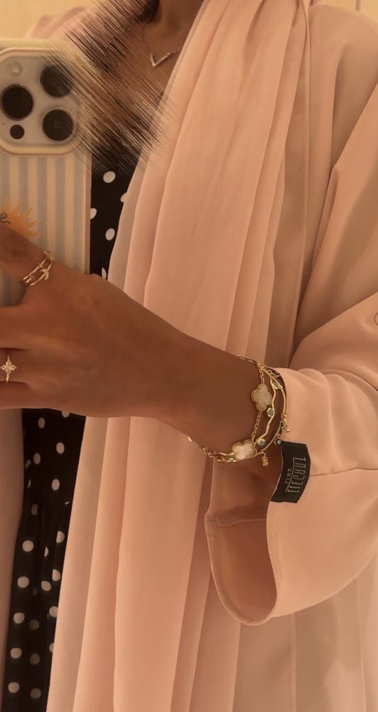 Pink abaya