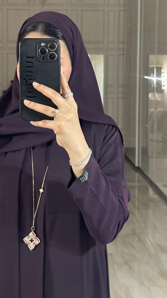 Purple abaya