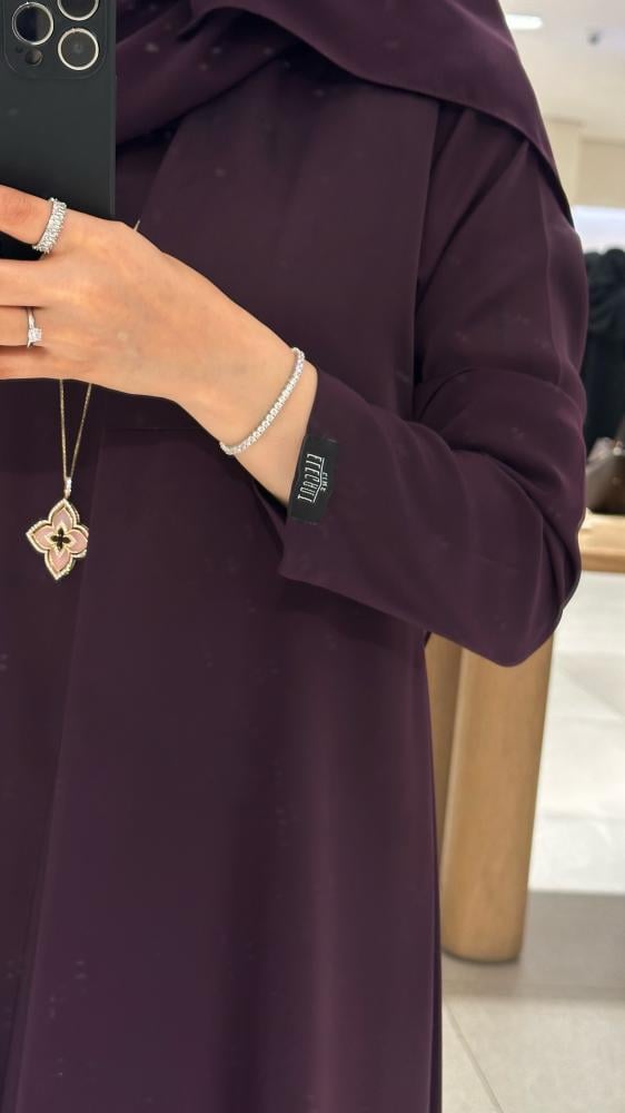 Purple abaya