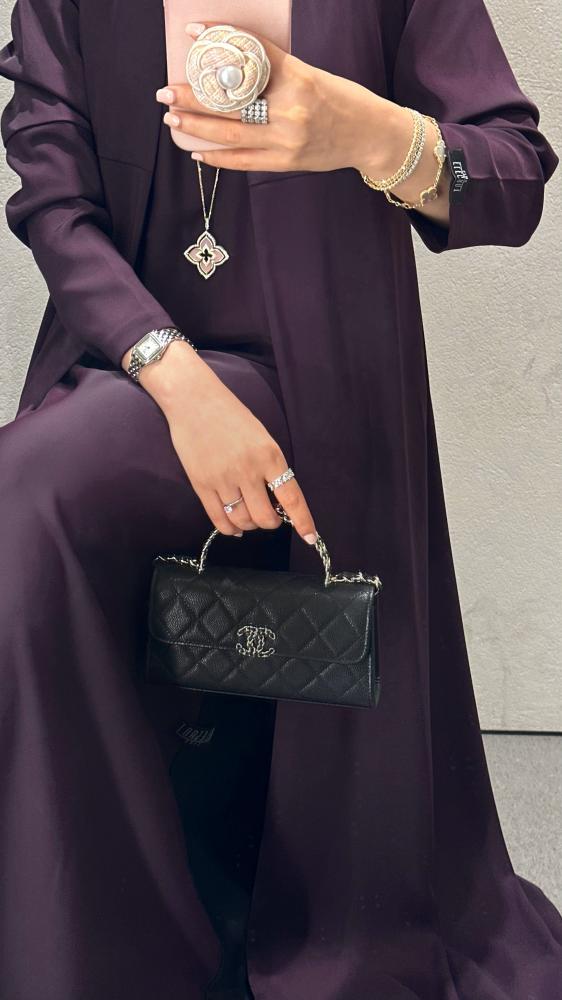 Purple abaya