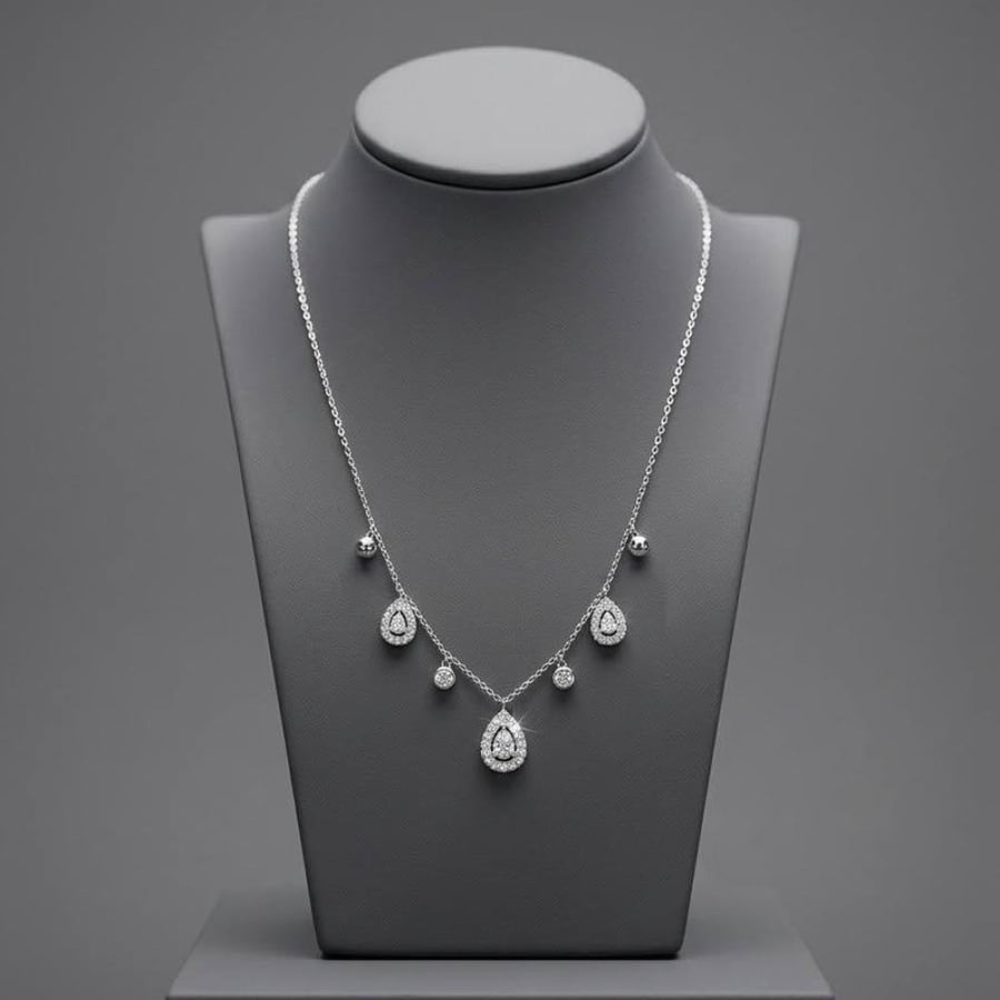 شوكر فضة عيار 925