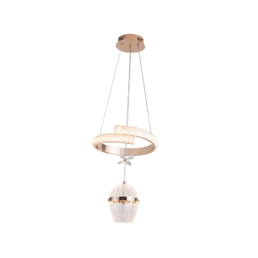 معلقة لد ثلاث اضاءات ذهبي 9958