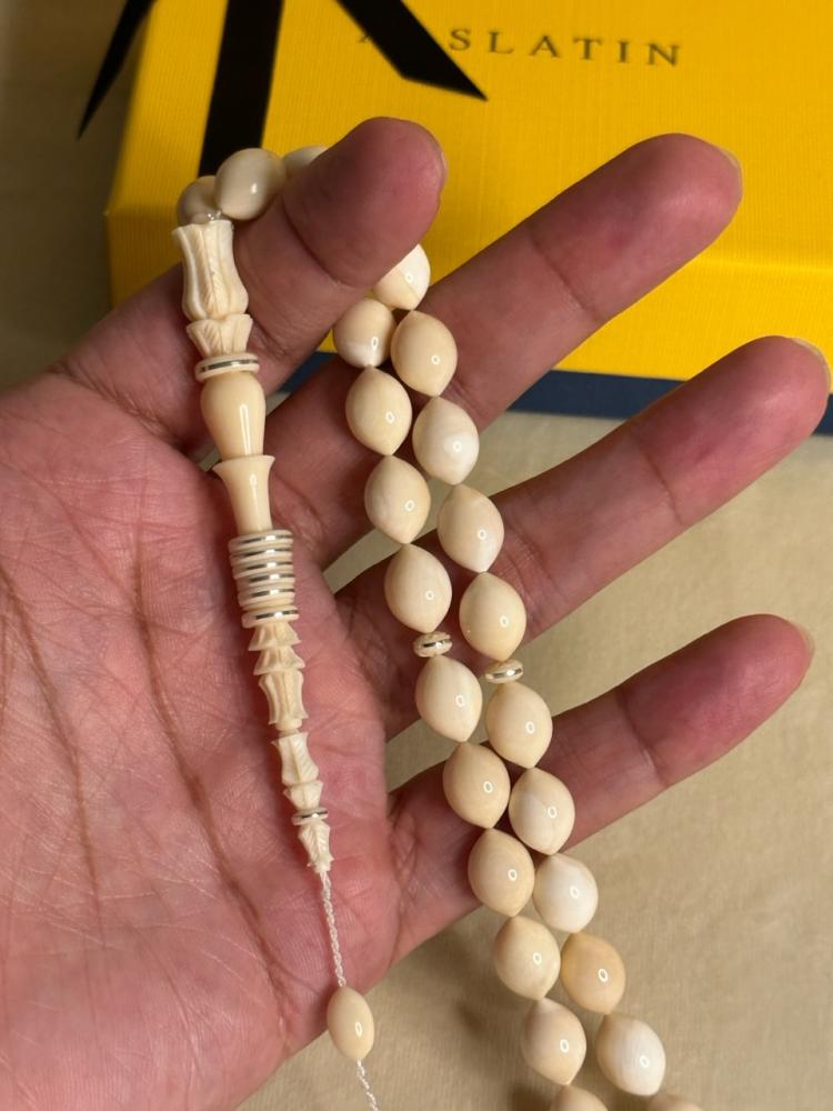 سبحة عاج حوت العنبر