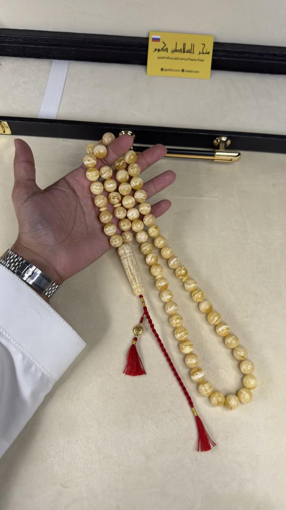 سبحه كهرمان تايقر فرز حر  سوبر صافي طبيعية