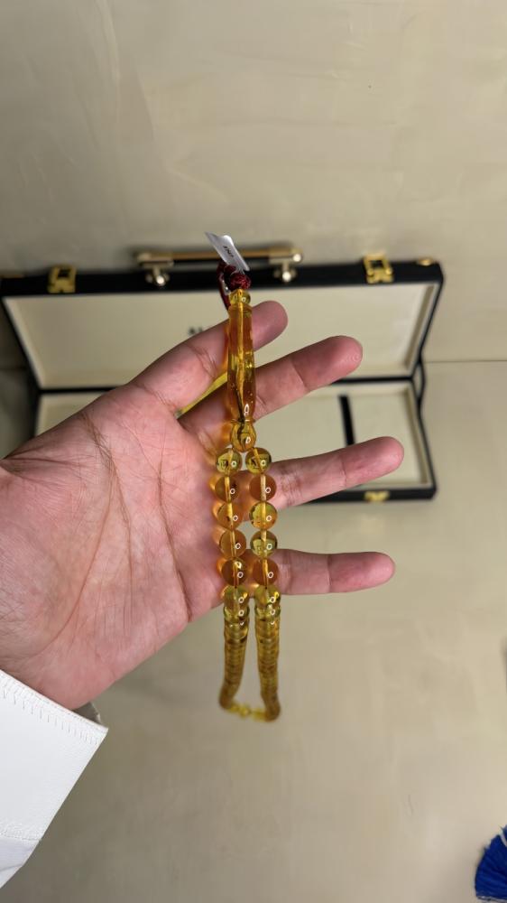 سبحه كهرمان حر حشرات طبيعية كبيرة فرز نوادر