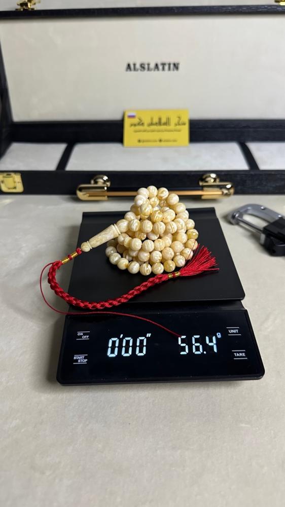 سبحه كهرمان تايقر فرز حر  سوبر صافي طبيعية