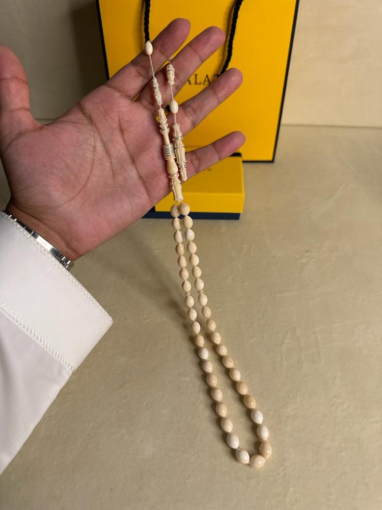 سبحة عاج حوت العنبر