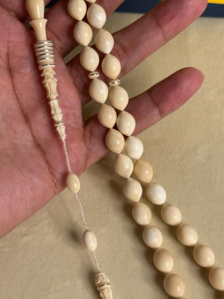 سبحة عاج حوت العنبر