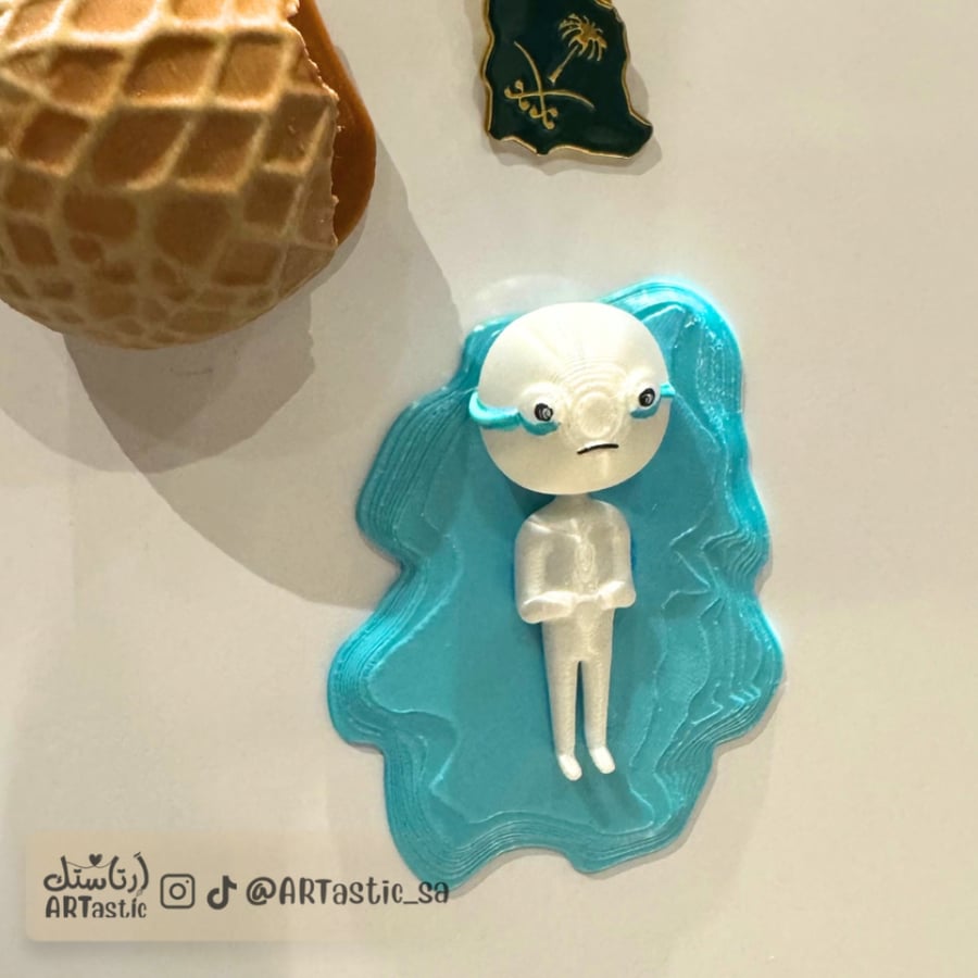 The magnet of the drowning in tears