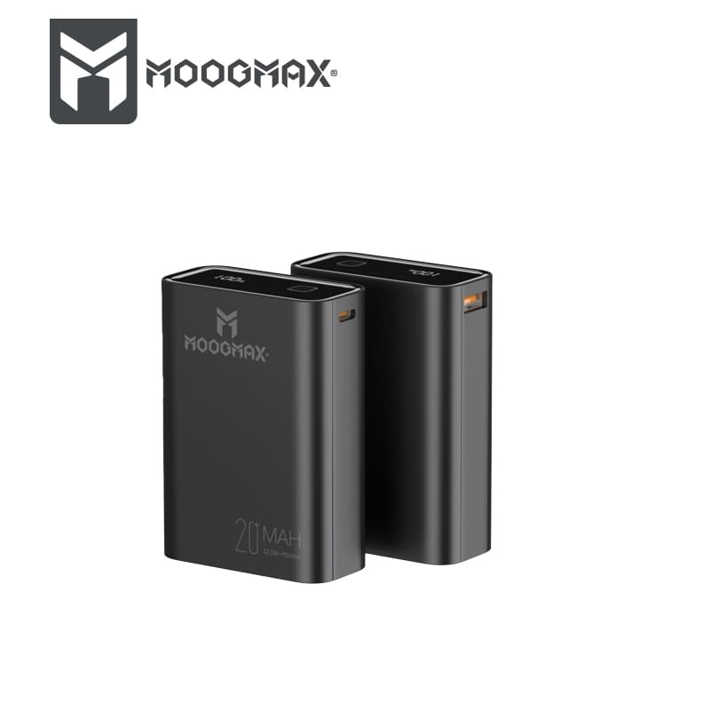 MOOGMAX - Power Bank MARVEL with a capacity of 20000 mAh and a power of 22.5 watts - Black